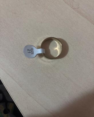 Anello acciaio inossidabile dorato