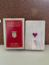 carte da gioco dal negro