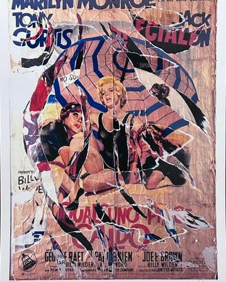 Mimmo Rotella, A qualcuno piace caldo 100x70