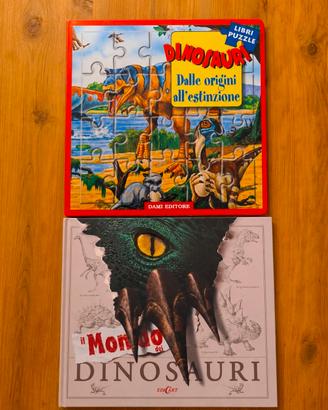 Dinosauri libro + libro puzzle Dami Editore