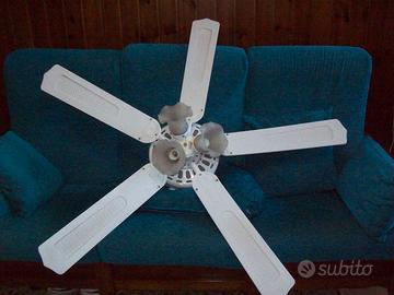 Ventilatore a soffitto con 3 lampade
