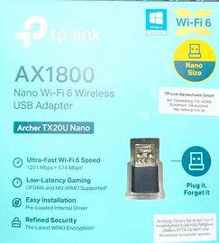 TP-Link Archer TX20U Nano AX1800