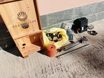 Recinto elettrificato per orto e giardino