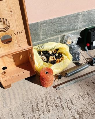 Recinto elettrificato per orto e giardino