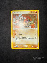 Groudon ex emerald ingelse holo