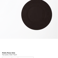 piatto piano D'O Grès Schönhuber Franchi 862600003