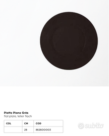 piatto piano D'O Grès Schönhuber Franchi 862600003