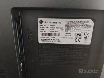 MONITOR SMART TV NUOVO,  LG 24TQ51OS-PZ NERO