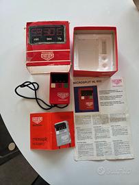 Heuer Microsplit 820 vintage box paper