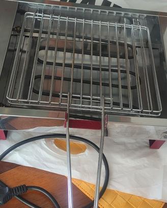 griglia inox bistecchiera elettrica professionale