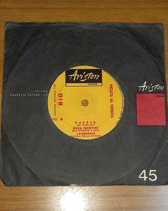 DISCO 45 G.ARISTON RECORDS EDIZIONE SPECIALE, BIG 