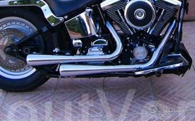 Scarico BAD per harley softail 1340