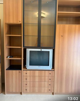 Libreria e letto a scomparsa