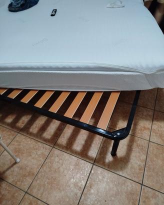 rete materasso e Topper  matrimoniale 