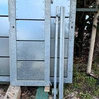 Cancello zincato + colonne