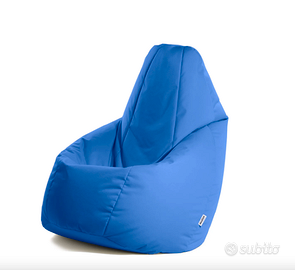 Poltrona sacco blu elettrico