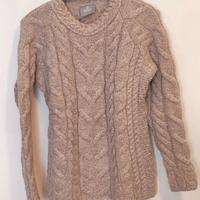 Maglione Aran woollen mills by Lize' natural clot