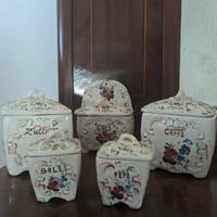 Set cucina in ceramica anni '60