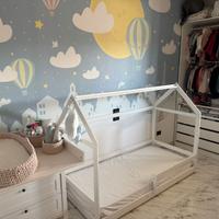 Letto montessori fasciatoio