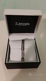 Bracciale 2 jewels 231412 in acciaio con zirconi