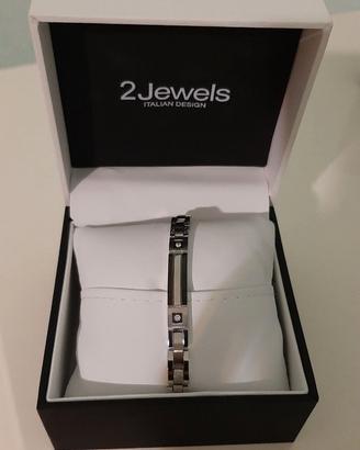 Bracciale 2 jewels 231412 in acciaio con zirconi