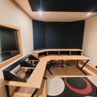 Desk da studio in legno