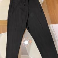 Pantalone Pinko nero cavallo basso