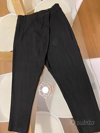 Pantalone Pinko nero cavallo basso