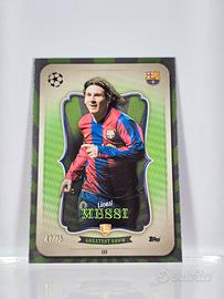Messi /75 Topps 2023 Barcellona carta numerata 