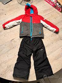 TUTA SCI SNOWBOARD BIMBO BAMBINO DUE PEZZI 4 anni