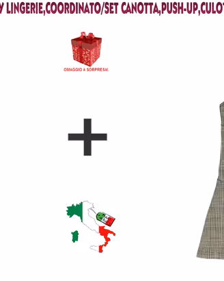 Completo Intimo Set 3 Pz Luxury Lingerie +OMAGGIO