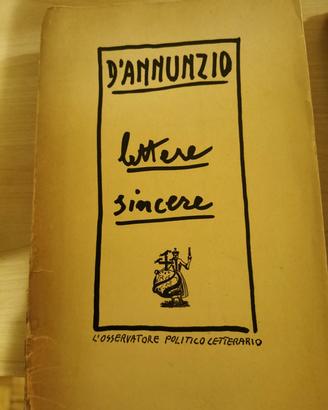 libri antichi D'Annunzio 
