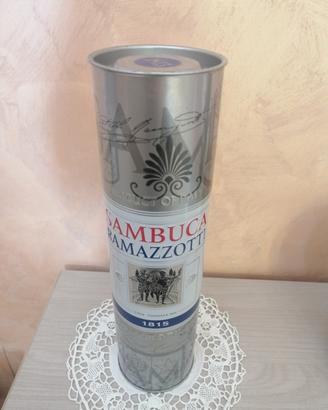 Scatola in latta originale "Sambuca - Ramazzotti" 
