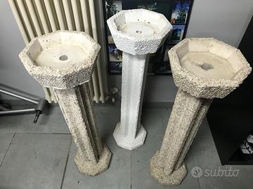 Splendide e integre N.3 colonne porta vaso