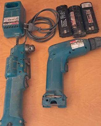 MAKITA 2 trapani 7,2v con 3 batterie