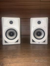 Coppia monitor pioneer DM40BTW bluetooth bianche