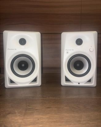 Coppia monitor pioneer DM40BTW bluetooth bianche