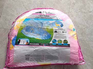 zanzariera a lettino per bimbi
