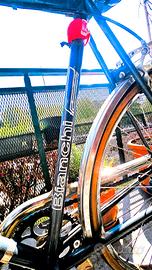 Bici Bianchi vintage con cambio Campagnolo