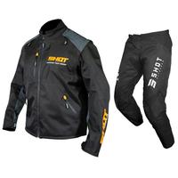 COMPLETO TESSUTO GIACCA PANTALONE MOTO ENDURO SHOT