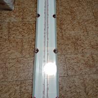 plafoniera led acciaio vetro Palazzoli