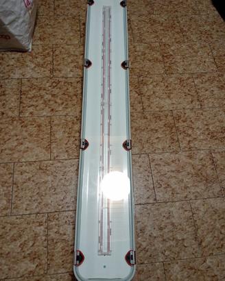 plafoniera led acciaio vetro Palazzoli