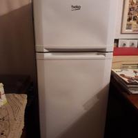 Cucina con forno e frigorifero