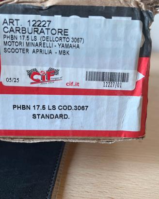 carburatore dellorto 17,5