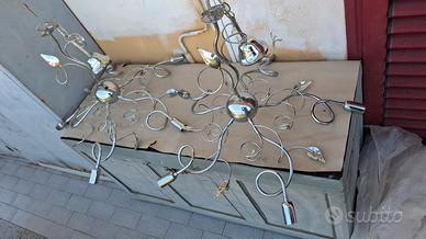 2 lampadari argento 