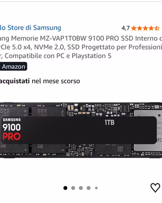 Kit 2 SSD 9100 Pro Samsung 1TB Gen 5