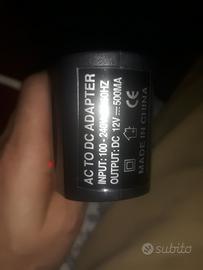 Adattatore ac 200/240V/dc 12V presa accendisigari