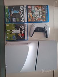 PS5 slim Blu-Ray + 3 giochi