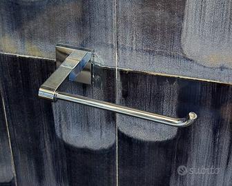 Set arredo bagno acciaio cromato 