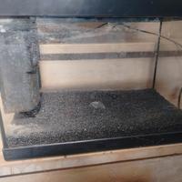 acquario con luce e motorino 